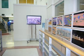 Picture of a Hired Plasma Screen in a Corporate Environment - A Greenford Office.